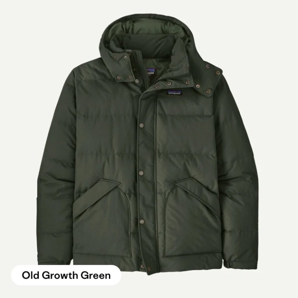 Patagonia Men's Downdrift Jacket NWT, M, Old Growth Green
